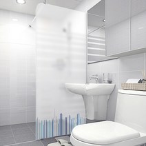 디자인수풀 북유럽 스타일 샤워 윈도우 시트지, SW747