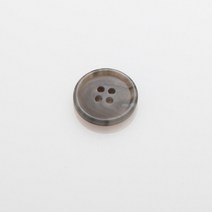 HR빅버튼 디젤무광 단추 18mm, 그레이, 4개입