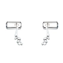 캔버라 VISUAL 자전거 알루미늄 백 미러, 실버, 1개