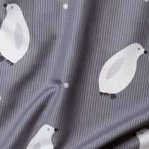 루디아앤폴 EVE 펭귄 원단, 그레이