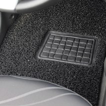 라임 코일 카매트 일반형 올블랙 4p, 현대, H-07 제네시스EQ900 2륜 4인승