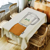 스토어33 키친 디자인 방수 식탁보, K, 150 x 210 cm