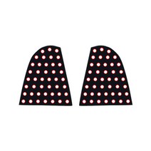 엑스원 3D 타공 스포츠 플레이트 써클링 블랙 2p, 신형 SM3