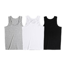 TS7 남성용 M 로고 골지 망고 나시 3p세트