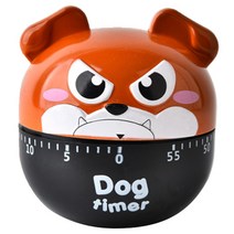 마켓감성 도그 주방타이머, 브라운, 1개