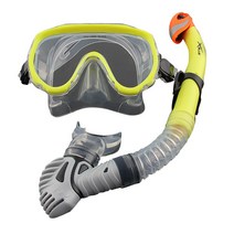 엑스블루 고급형 레저 스노클 세트 XSON-0030, 옐로우