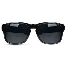 오클랜즈 스포츠 패션 보잉 편광 선글라스 K910, 블랙우드프레임 + 스모그편광렌즈