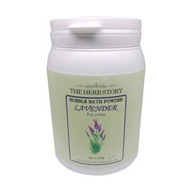 더허브스토리 대용량 버블바스 파우더 라벤더향, 1kg, 1개