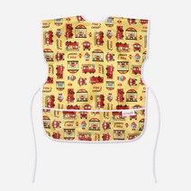 에이플럼 유아동용 방수 반팔 미술놀이복, UA012