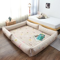 이블랑 범퍼쿠션 소형 4p + 대형 2p + 카페트 대형, 꼬마인디언 베이지