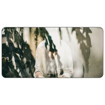 나노씨엔티 게이밍 디자인 데스크매트 120 x 60 cm, 책읽는남자, 1개