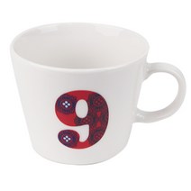 디어리빙 숫자 머그컵, NINE, 1개