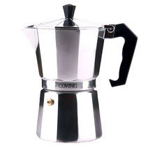 커빙 모카포트 6컵, 혼합 색상, 1개