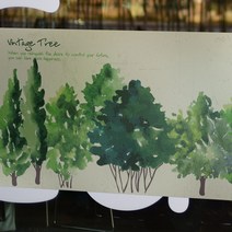 뭉키월드 고급칼라안개시트, 빈티지 트리 01