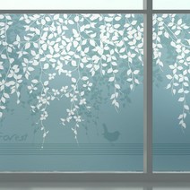 뭉키월드 고급칼라안개시트, 빈티지 자연숲 03(스모키블루)