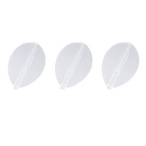 코스모다트 다트 플라이트 핏 에어 무지 티어드롭, 클리어, 3개입