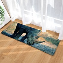 슈퍼식스 동물 시리즈 물 흡수 바닥 매트, 11