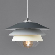 샛별하우스 뱅크 1등 펜던트조명 소형, 그레이