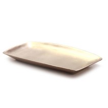 거창유기 유기 생선 사각접시 30cm