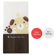 황씨네도시락 M봉투 강아지 50p + 스티커 친구야 맛있게 먹어 레드 25p + 흰색 25p, 1세트