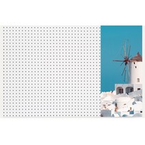 앤비커머스 인테리어 타공판 풍차하우스 우 WHITE, 1개