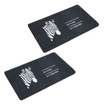 스토어33 심플디자인 자수 발매트 2p, F