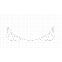 헥시스 쉐보레 카마로 LT 2018 PVC HFM STRAIGHT WRAPPED C형 PPF보호필름, 1개