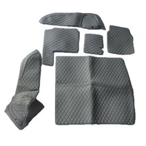 JIAODIAN 프리미엄 퀼팅 트렁크 매트 그레이 HB0704, 아우디, Q7 2006~2015