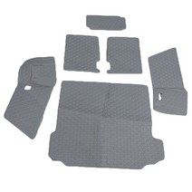 JIAODIAN 프리미엄 퀼팅 트렁크 매트 그레이 HB0729, BMW, X5 2014~2018