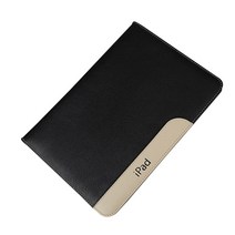 인스타 ipad 투톤라인 가죽 휴대폰케이스, 블랙