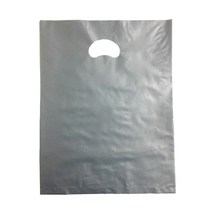 팩스타 펀칭 비닐 포장봉투 가로 25cm x 세로 35cm PE25, 회색, 50개입