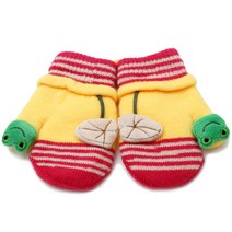 무슈 아동용 개구리연못 니트장갑