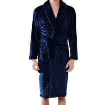 뽀마 극세사 샤워가운, 진블루, 1개