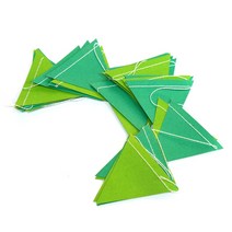 톡톡 파티 삼각형 파티 플래그 가랜드 5p, NO31