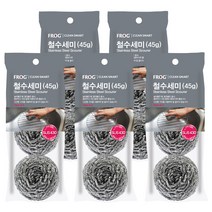 프로그 철 수세미 45g, 3개입, 5개