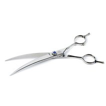 리케이 C-0370-2 고급커브가위 7인치 애견미용 가위, 혼합 색상, 1개