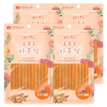 내츄럴랩 소프트 하루껌 반려견 간식, 연어 맛, 4개