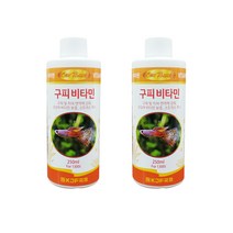 원터치 구피 비타민, 250ml, 2개입