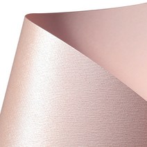 삼원 메탈플러스지 포장지 4절 110g, 분홍색, 20개입