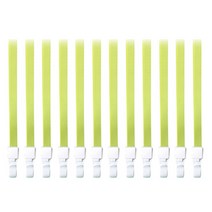 빅드림 칼라풀 명찰 목걸이 끈 12p, 옐로우, 2세트