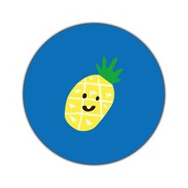 구뜨케이스 스마트폰 엑세서리 굿톡 과일, 파인애플, 1개