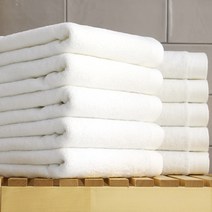 코튼타올 프리미엄 호텔타올 150g 30수 연사, 화이트, 10개입
