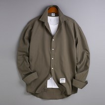 고스트리퍼블릭 남성용 오버핏 베이직 긴팔 셔츠 MSH-534
