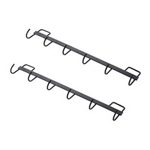 와이어 조리도구 걸이, 블랙, 2개입