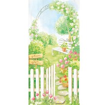 매직픽스 현관문 시트지 매력적인 이끌림 시크릿 가든 패널 DU-16, 혼합 색상