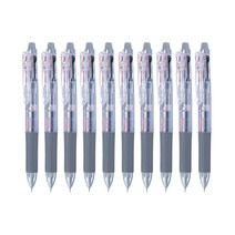 제브라 볼샤 사라사 2 + S 볼펜 0.5mm + 샤프0.5mm, 투명, 10개입