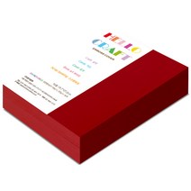 다빈치엠보 종이문화 양면엠보싱지 NO.30 레드, 220매