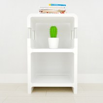 큐빅스 2 협탁 S2121L, 화이트