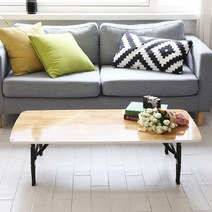 우드리빙 LPM 라운드 쌍발 접이식 테이블 1200 x 600 mm, 고무나무