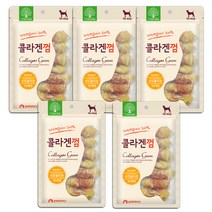 더내추럴 콜라겐 껌 강아지 간식 6cm 10p, 치킨, 5개